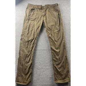 Flint‎ & Tinder Mens Size 36x32 Slim Fit Khaki Pants Cotton Blend Chino Stretch